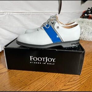 FootJoy Men's White and Blue Oxfords